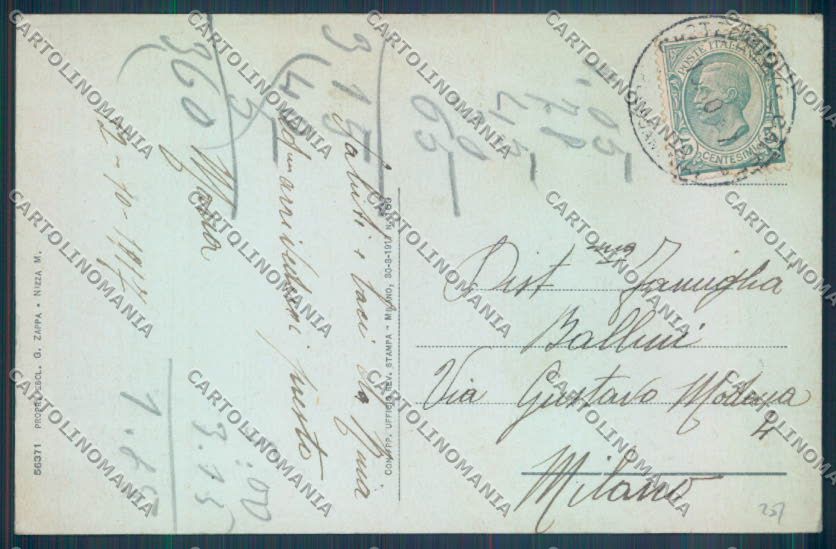 Asti Castelnuovo Calcea cartolina ZB1669 – retro