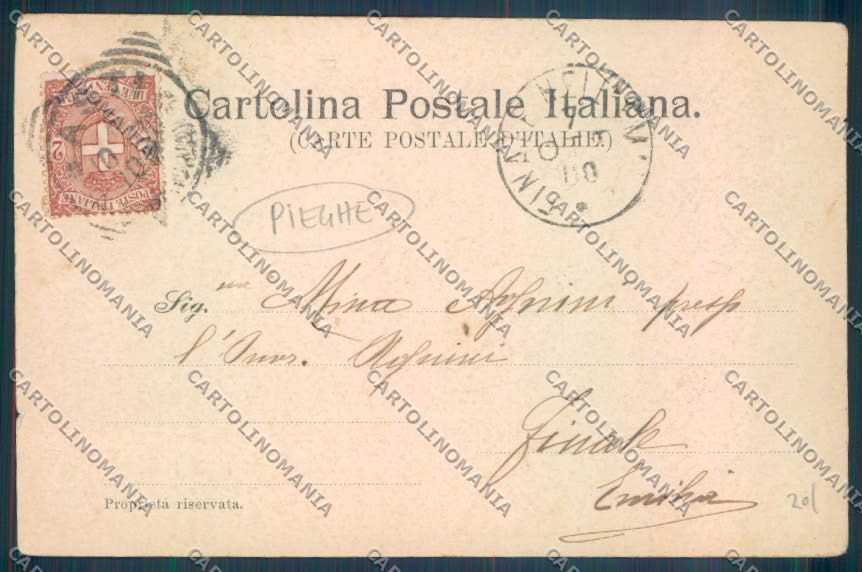 Asti Costigliole d'Asti PIEGHE cartolina ZB1673 – retro