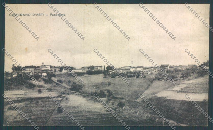 Asti Camerano Casasco RIFILATA cartolina ZB1682 – fronte