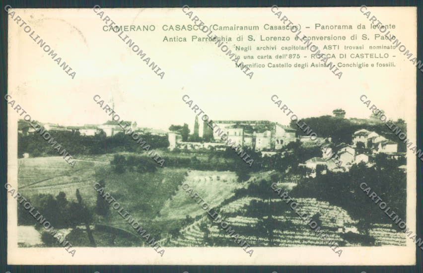 Asti Camerano Casasco cartolina ZB1683 – fronte