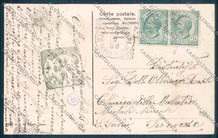 Asti Monastero Bormida cartolina ZB1698 – retro