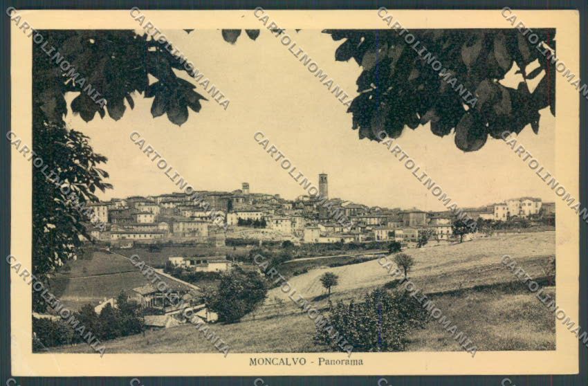 Asti Moncalvo cartolina ZB1700 – fronte