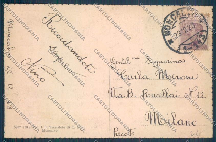 Asti Moncalvo cartolina ZB1707 – retro