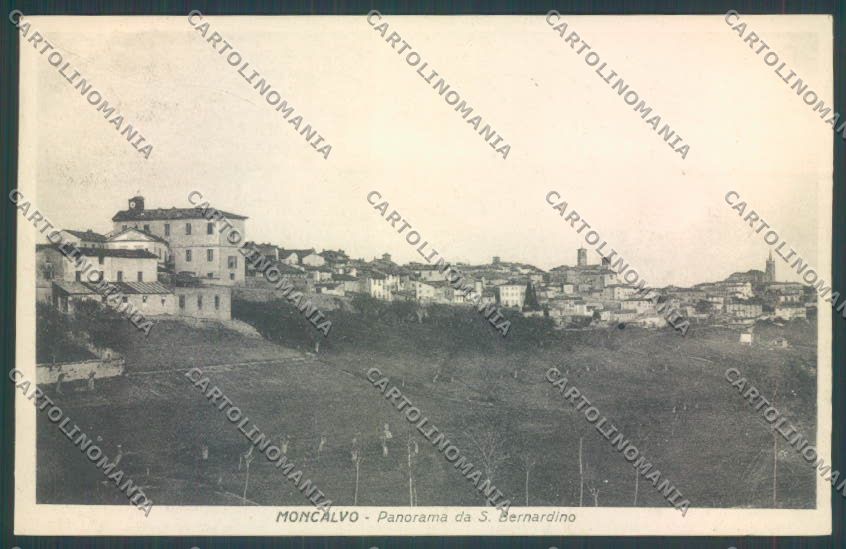 Asti Moncalvo cartolina ZB1710 – fronte