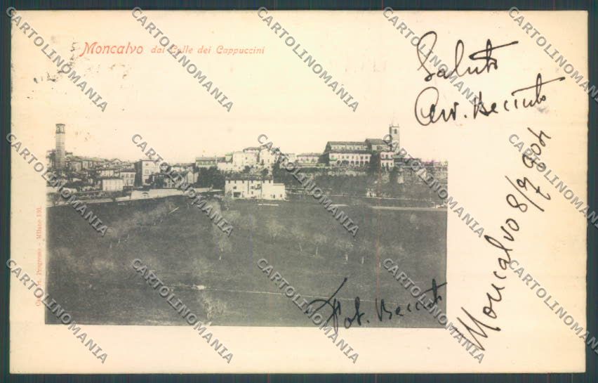 Asti Moncalvo cartolina ZB1723 – fronte