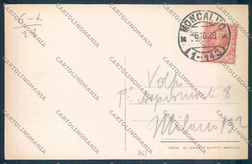 Asti Moncalvo cartolina ZB1731 – retro