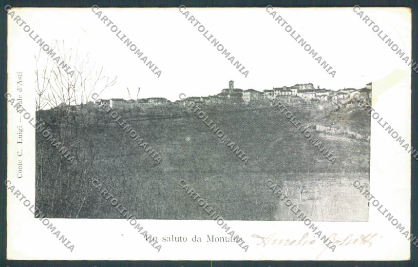 Asti Montafia cartolina ZB1733 – fronte