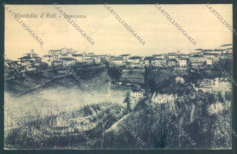 Asti Montafia cartolina ZB1734 – fronte