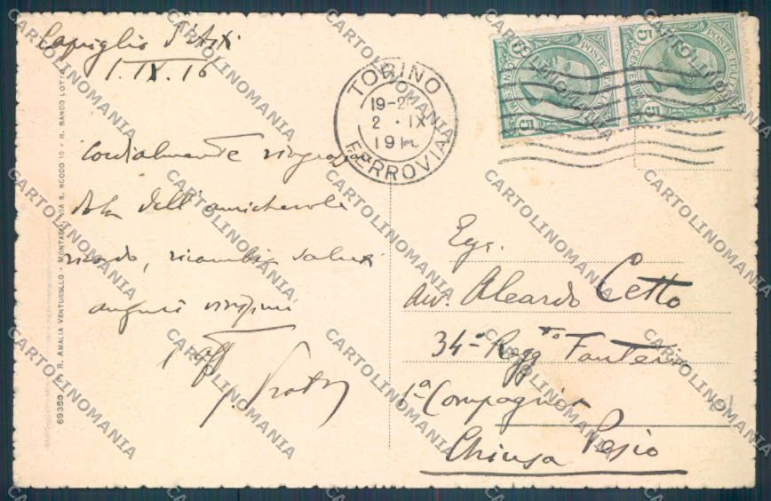 Asti Montafia cartolina ZB1735 – retro