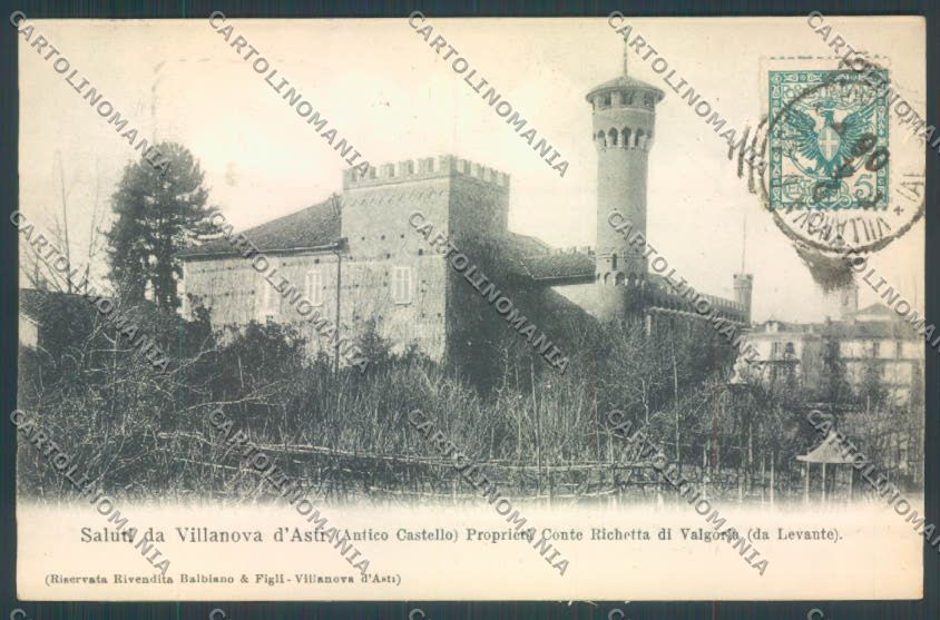 Asti Villanova Genta cartolina ZB1780 – fronte