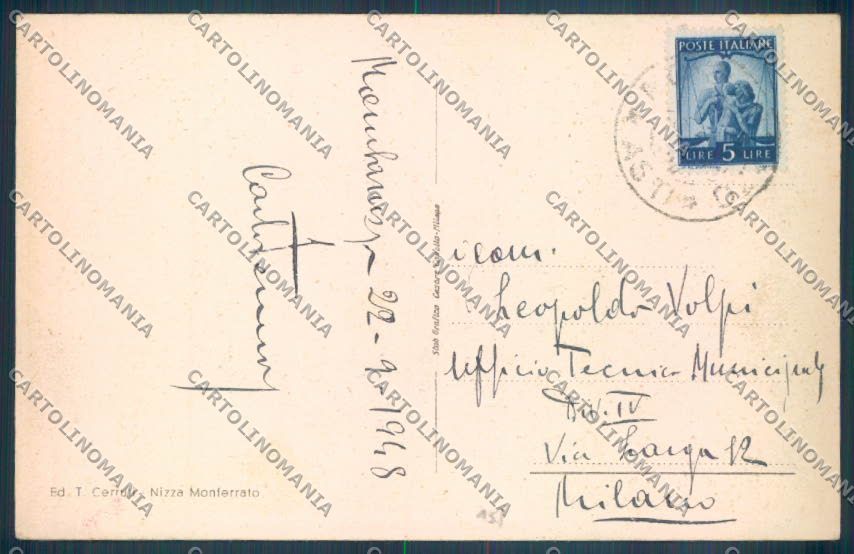 Asti Mombaruzzo cartolina ZB1798 – retro