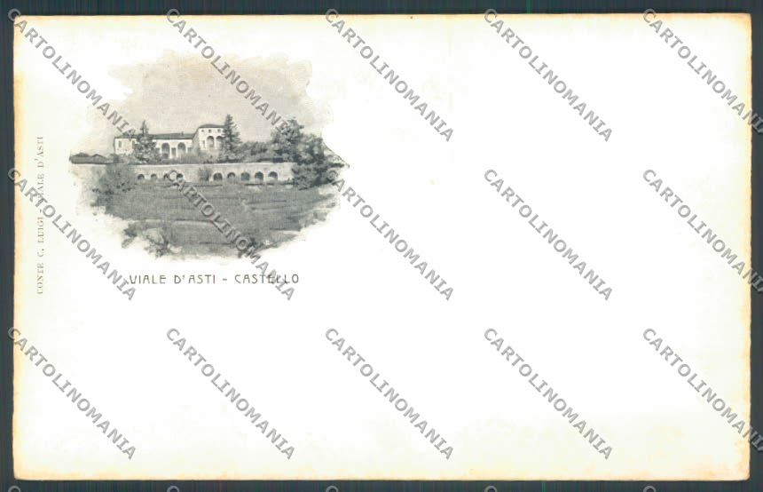 Asti Viale cartolina ZB1807 – fronte