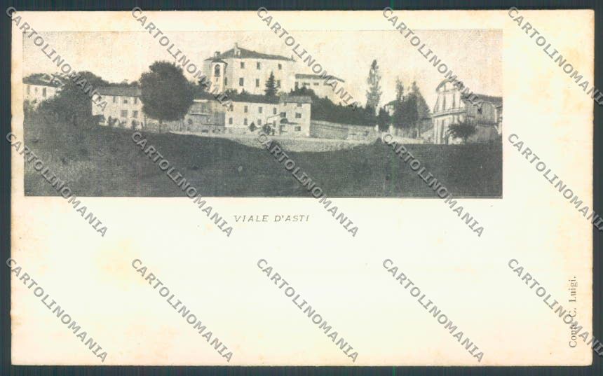 Asti Viale cartolina ZB1810 – fronte