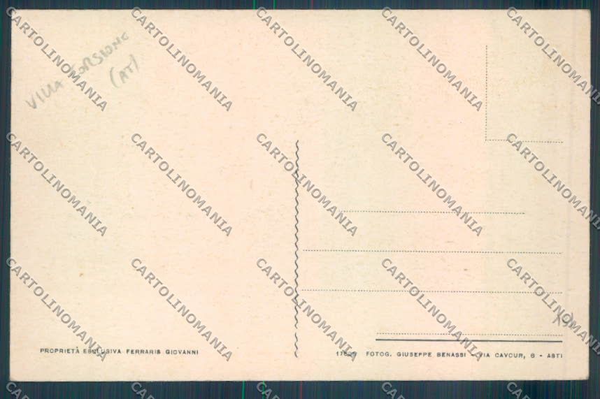 Asti Villa San Secondo cartolina ZB1812 – retro