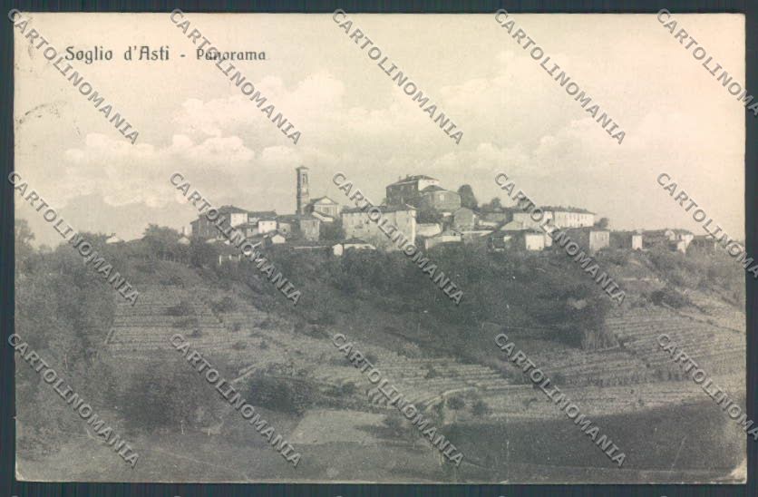 Asti Soglio cartolina ZB1822 – fronte