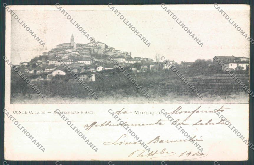 Asti Montiglio Monferrato cartolina ZB1835 – fronte