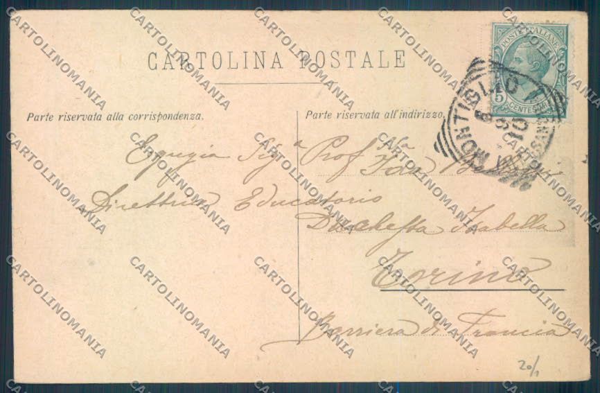 Asti Montiglio Monferrato cartolina ZB1835 – retro