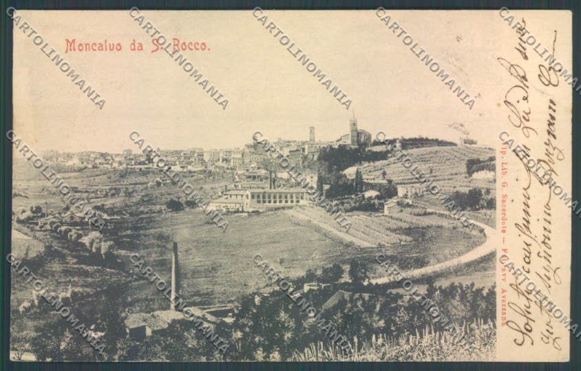 Asti Moncalvo PIEGA cartolina ZB1839 – fronte