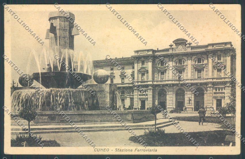 Cuneo Città Stazione cartolina ZB1854 – fronte
