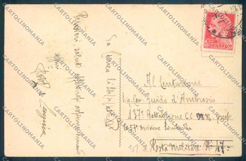 Cuneo Città Stazione cartolina ZB1854 – retro