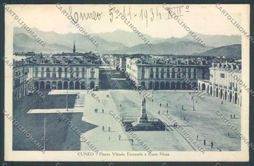 Cuneo Città PIEGA cartolina ZB1855 – fronte