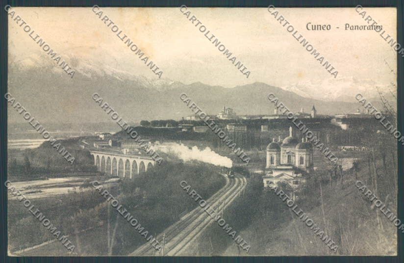 Cuneo Città Treno PIEGHINA cartolina ZB1859 – fronte