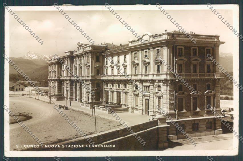 Cuneo Città Stazione FORI ABRASA Foto cartolina ZB1867 – fronte