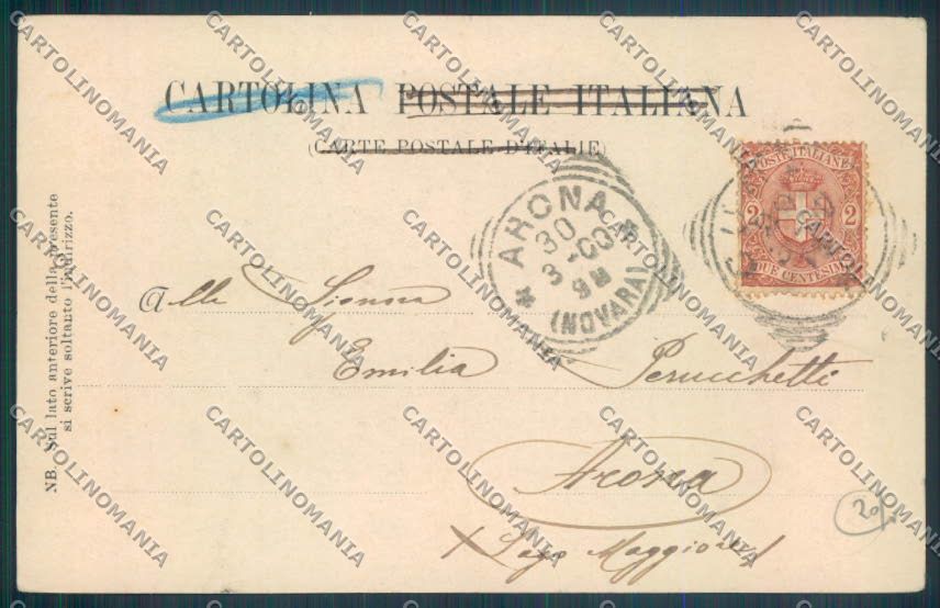 Cuneo Città cartolina ZB1878 – retro