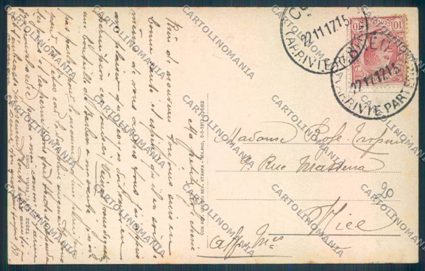 Cuneo Città cartolina ZB1885 – retro