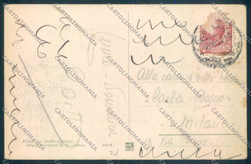 Cuneo Città cartolina ZB1898 – retro