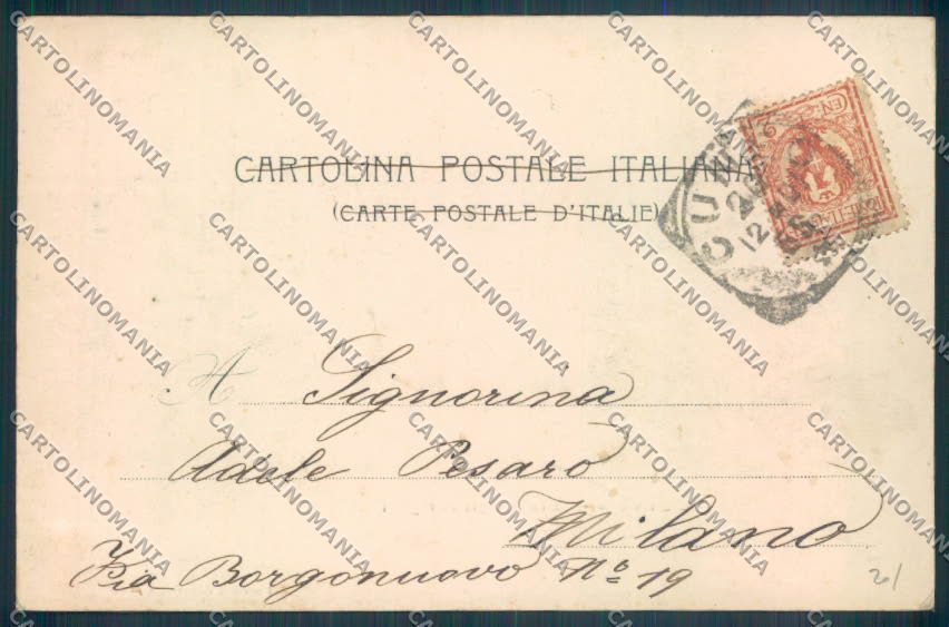 Cuneo Città cartolina ZB1901 – retro