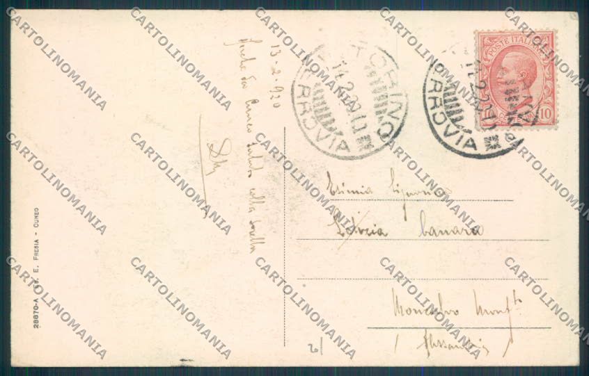 Cuneo Città cartolina ZB1902 – retro