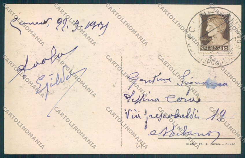Cuneo Città cartolina ZB1904 – retro