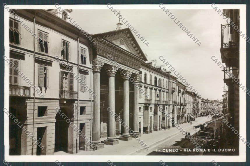Cuneo Città Foto cartolina ZB1915 – fronte
