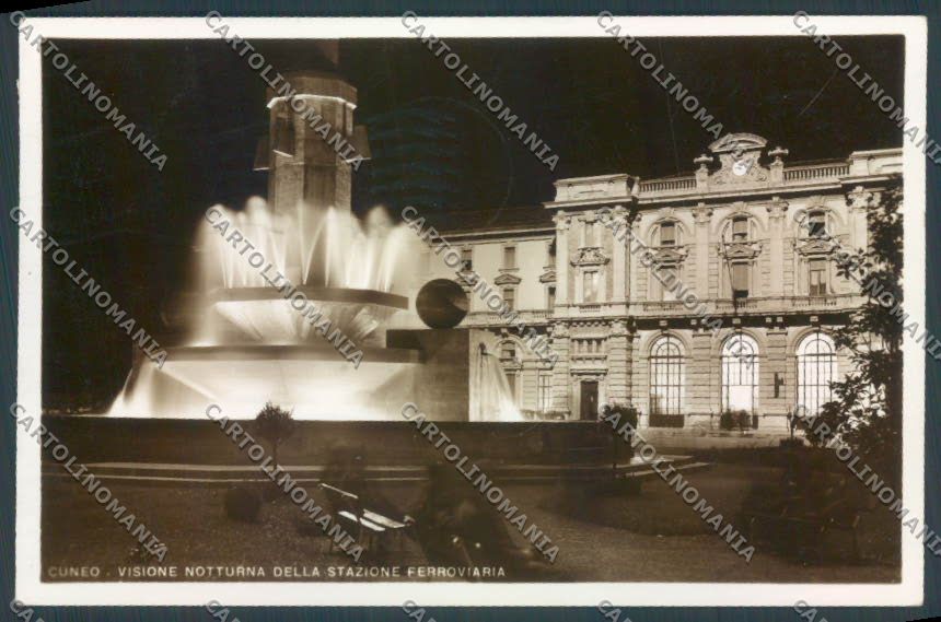 Cuneo Città Stazione Foto cartolina ZB1917 – fronte