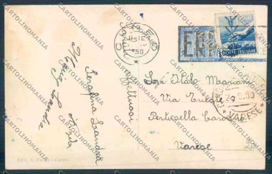 Cuneo Città Foto cartolina ZB1921 – retro