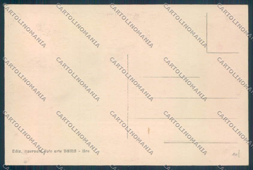 Cuneo Bra cartolina ZB1942 – retro
