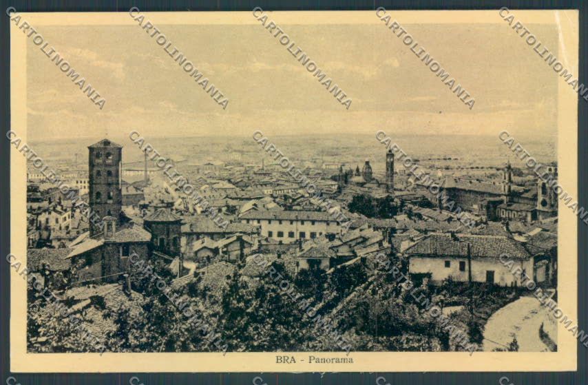 Cuneo Bra PIEGA cartolina ZB1947 – fronte