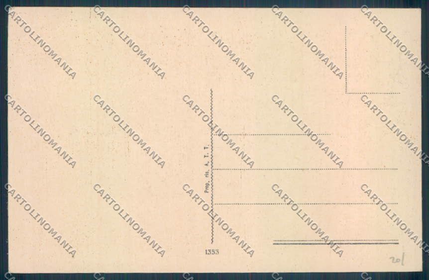 Cuneo Bra cartolina ZB1950 – retro