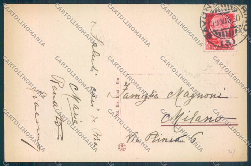 Cuneo Bra cartolina ZB1956 – retro