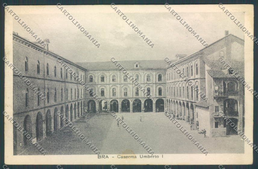 Cuneo Bra Caserma cartolina ZB1958 – fronte