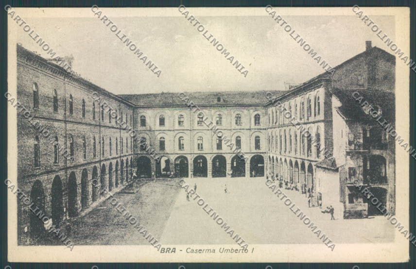 Cuneo Bra Caserma cartolina ZB1961 – fronte