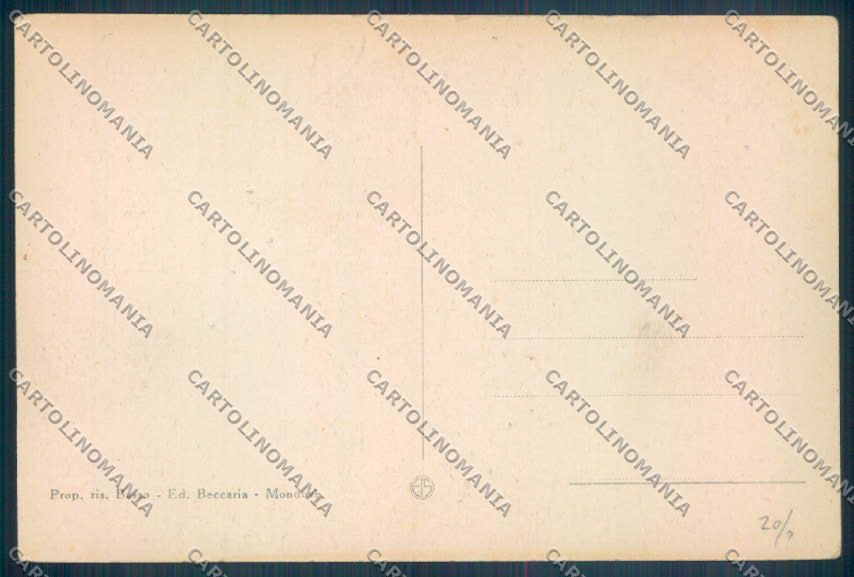 Cuneo Mondovì Valle Ellero Rifugio Margherita cartolina ZB1977 – retro