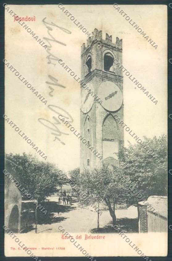Cuneo Mondovì cartolina ZB1986 – fronte