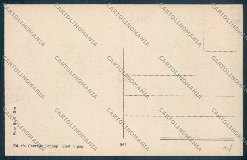 Cuneo Alba cartolina ZB1992 – retro