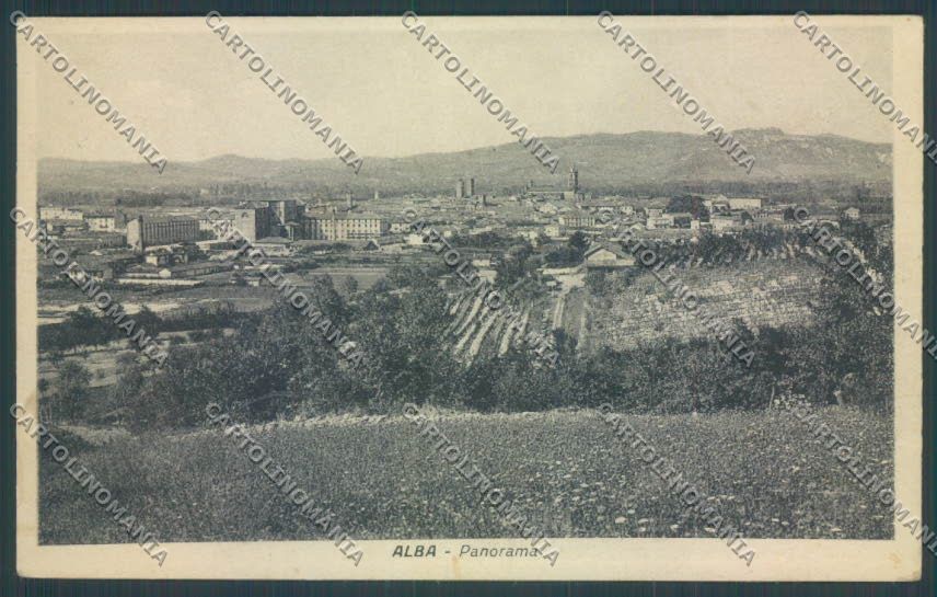 Cuneo Alba PIEGHE cartolina ZB1995 – fronte
