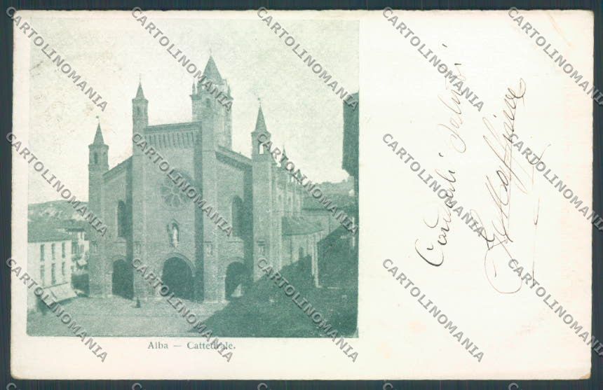 Cuneo Alba cartolina ZB1996 – fronte