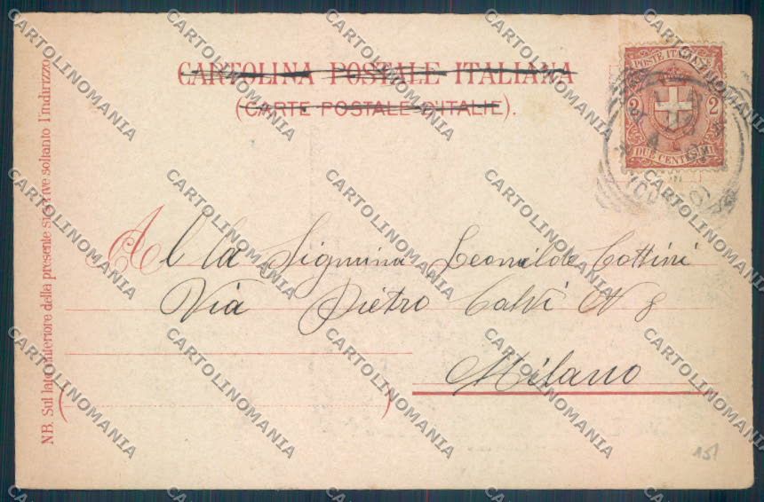 Cuneo Alba cartolina ZB1996 – retro