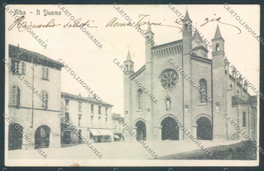 Cuneo Alba cartolina ZB1999 – fronte