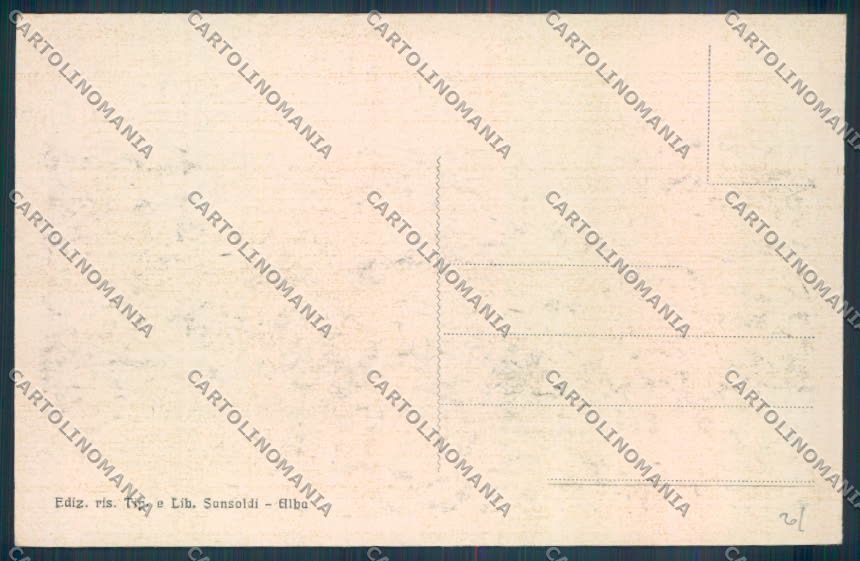 Cuneo Alba cartolina ZB2008 – retro